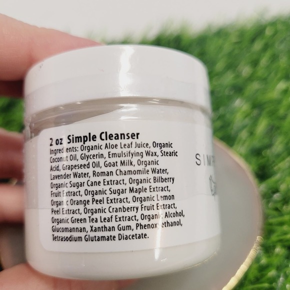 Symply by Helena Simple Cleanser Goat Milk Lavender Aloe NEW 2 oz Jar - Picture 3 of 4